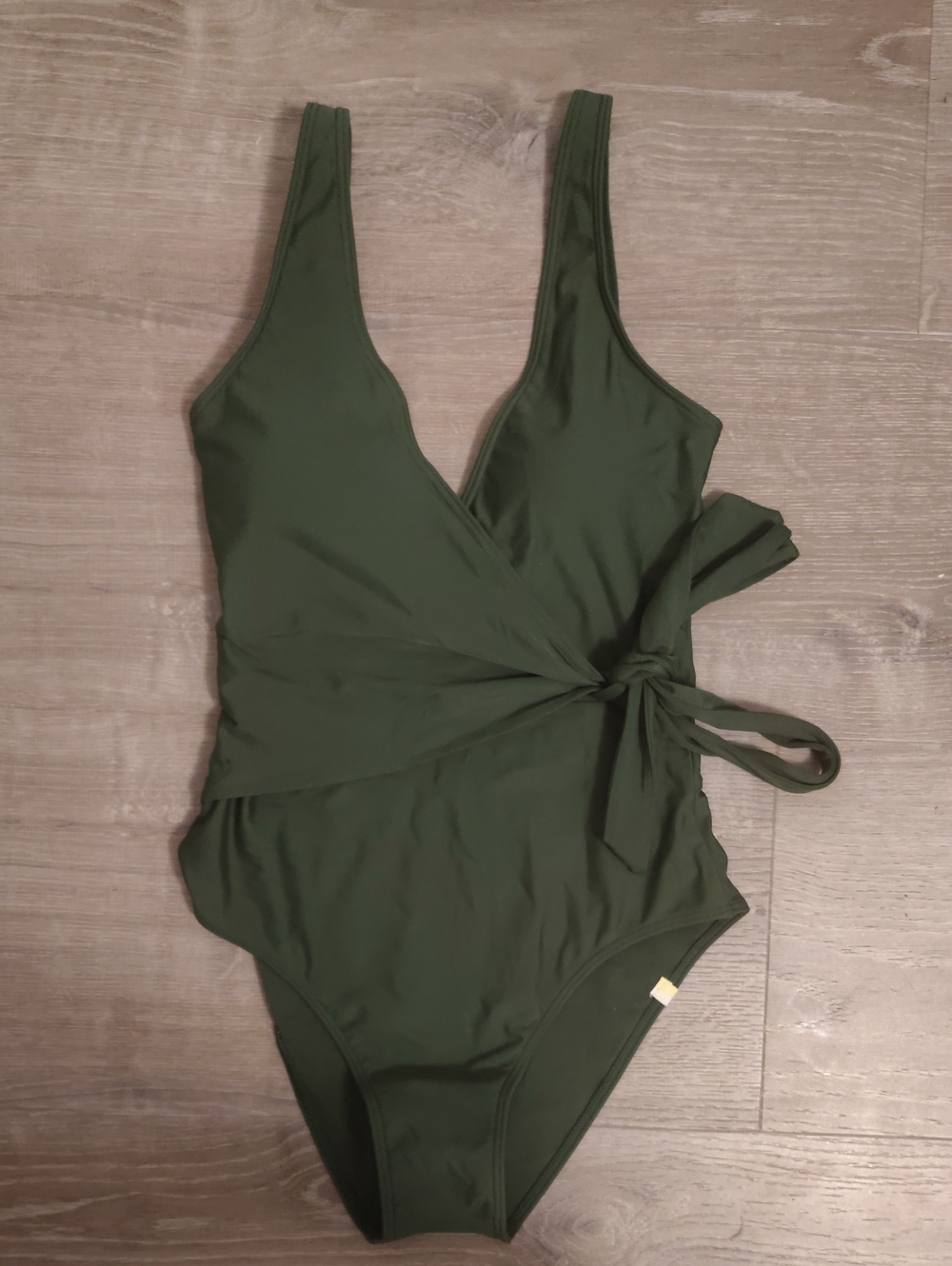 Woman Summersalt Olive Green One-Piece Swimsuit with Side Tie